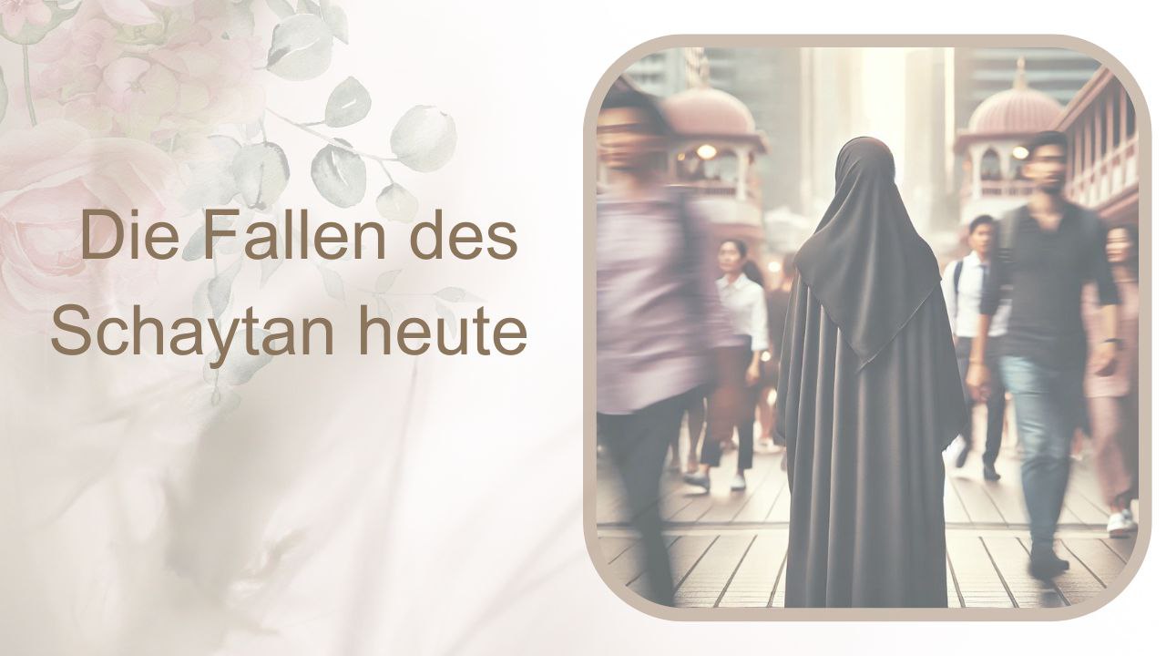 Die fallen des Schaytan in der Gegenwart